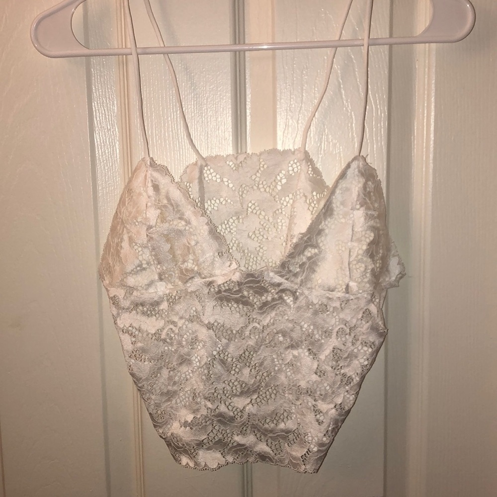 White bralette